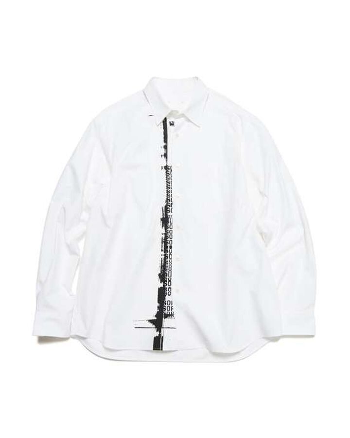 SIMON TAYLOR: BROKEN BEAUTY SHIRT,WHITE, medium