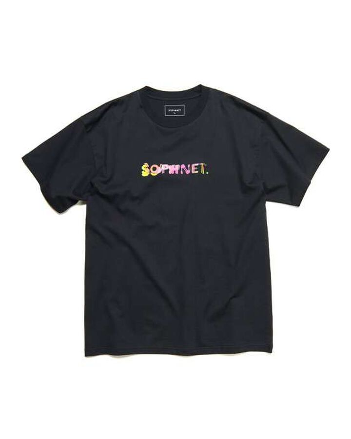 SIMON TAYLOR: FLOWER TEE,BLACK, medium image number 0