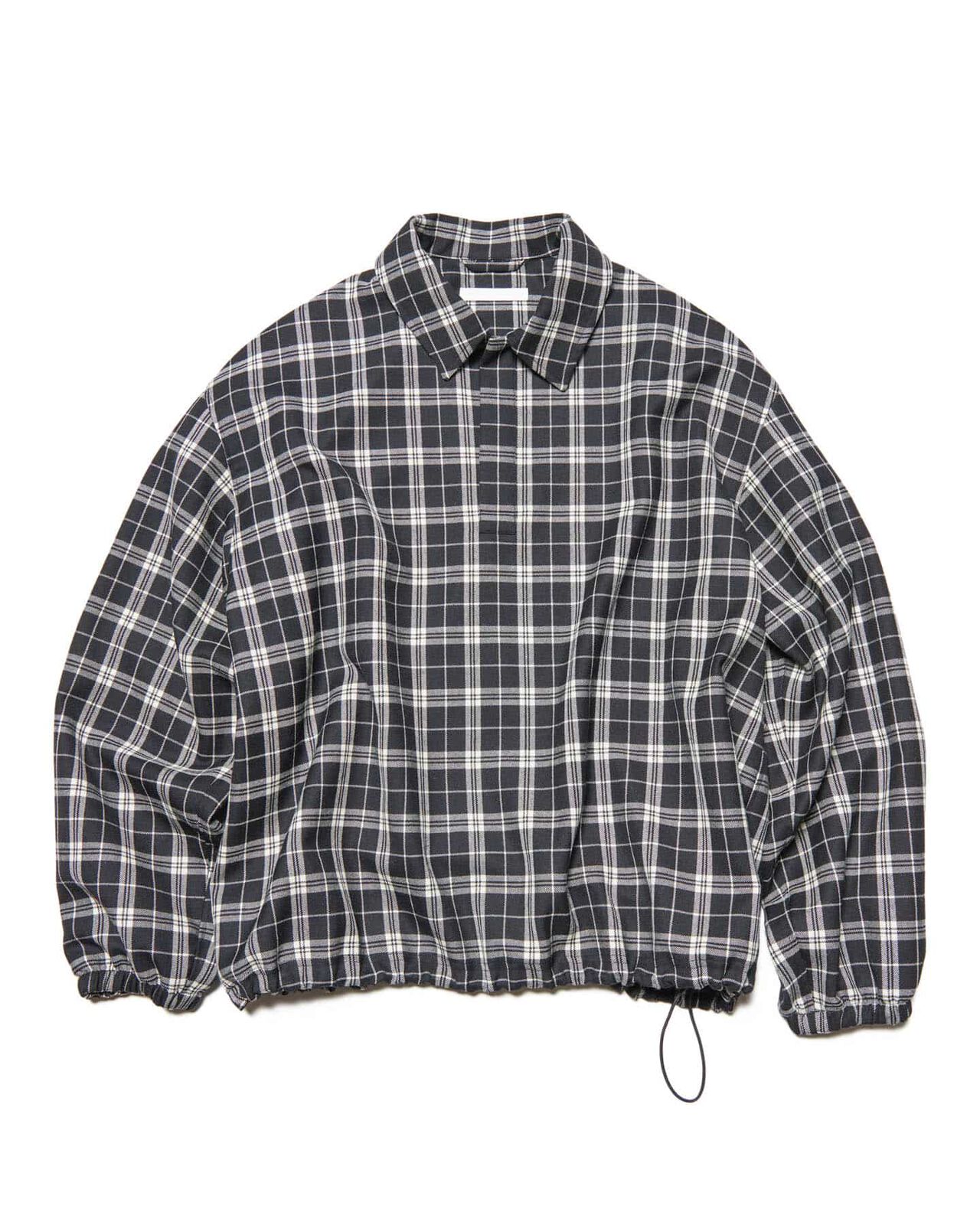SAXONY WOOL CHECK POLO SHIRT,A, large image number 0