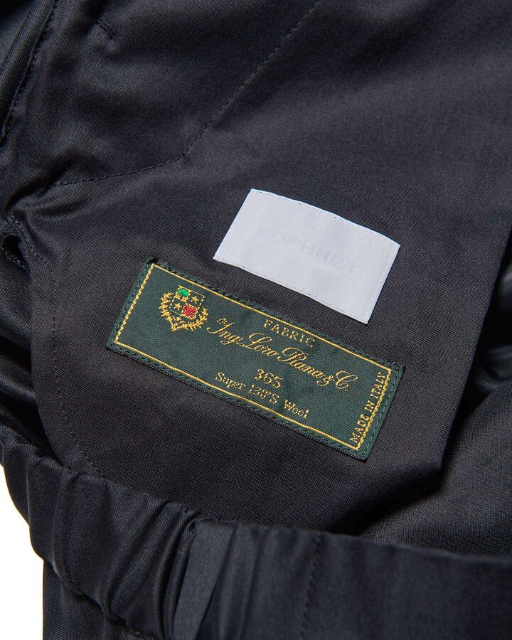 LORO PIANA EASY SLACKS,BLACK, medium image number 3