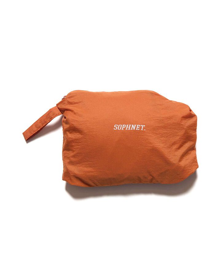 RIPSTOP PACKABLE HOODED BLOUSON,ORANGE, medium image number 3