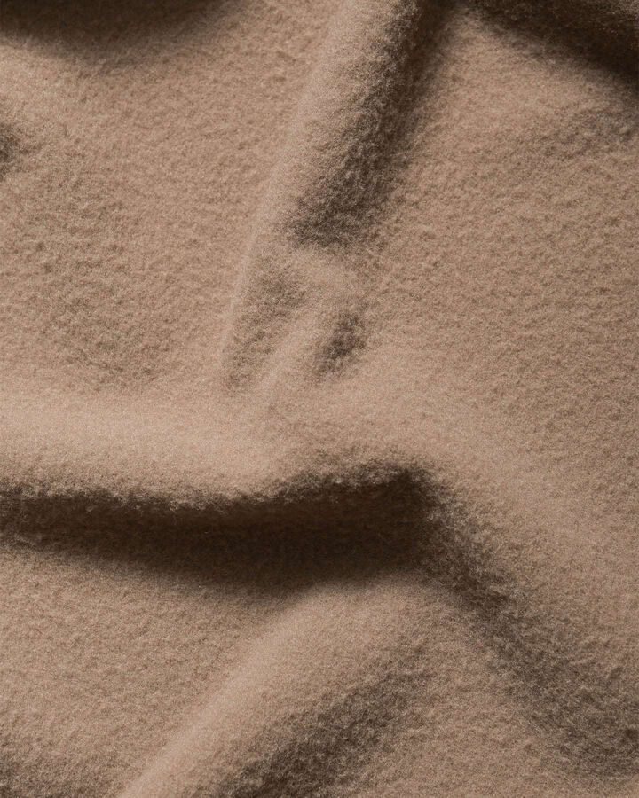 STRETCH FLEECE STAND COLLAR BLOUSON,MOCHA, medium image number 5