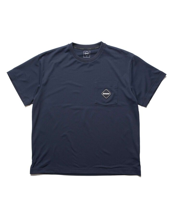 EMBLEM POCKET TEE,NAVY, medium
