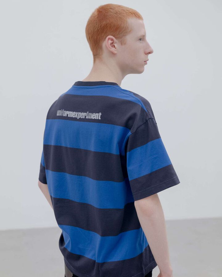 BORDER S/S TEE,BEIGE, medium image number 4