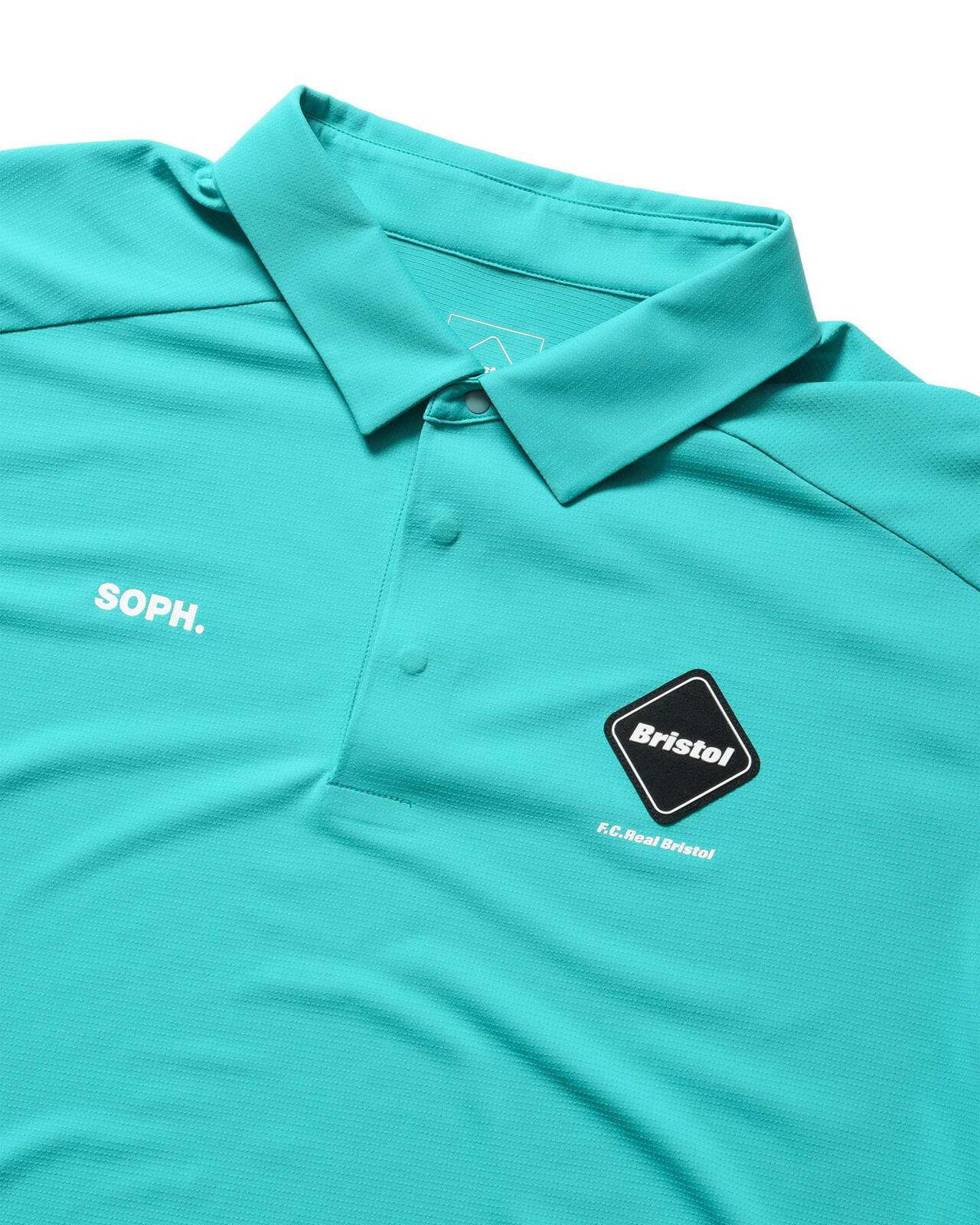 S/S TECH POLO,TURQUOISE, large image number 2
