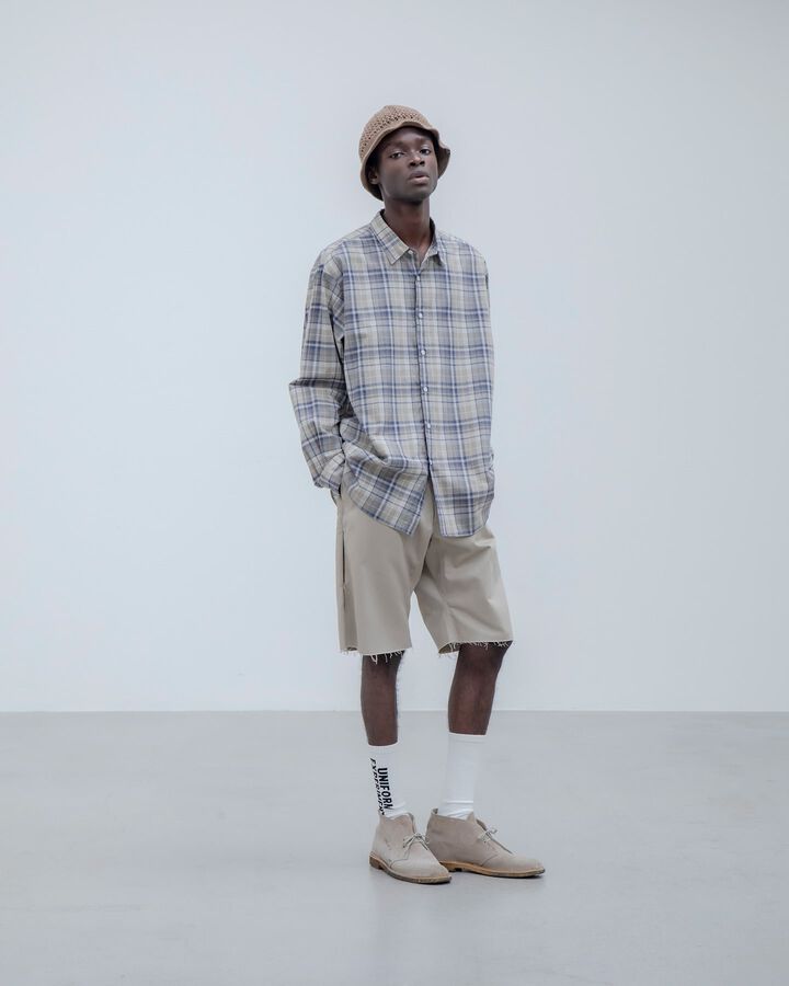 CUT OFF SHORTS,BEIGE, medium image number 5