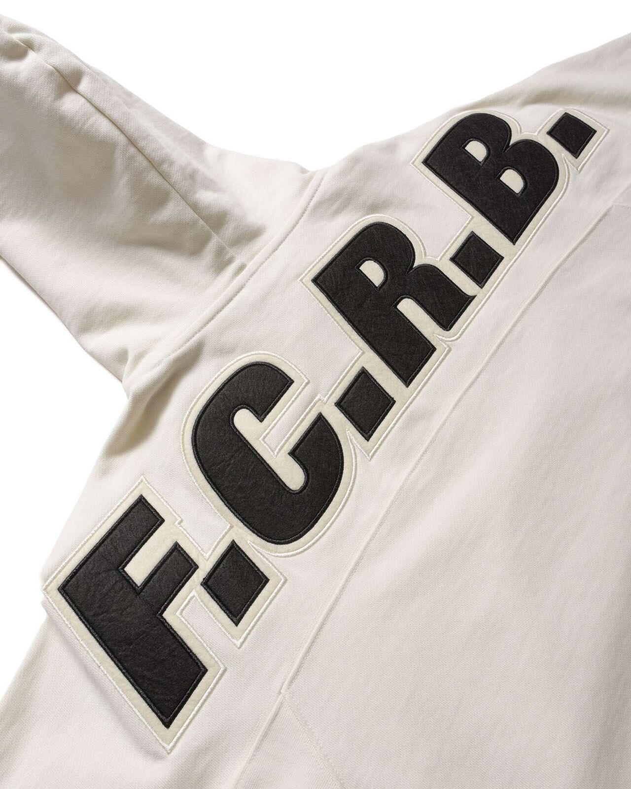 BIG LOGO BAGGY SWEAT HOODIE,OFF WHITE, large image number 3