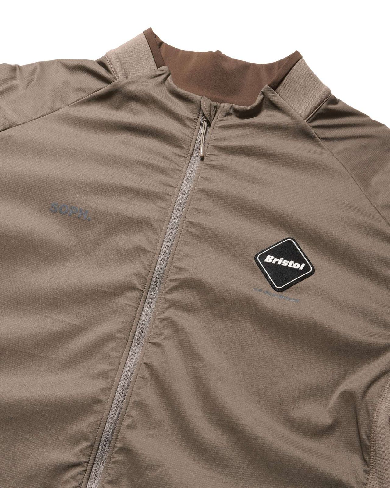 GRID FLEECE HYBRID BLOUSON,BEIGE, large image number 2