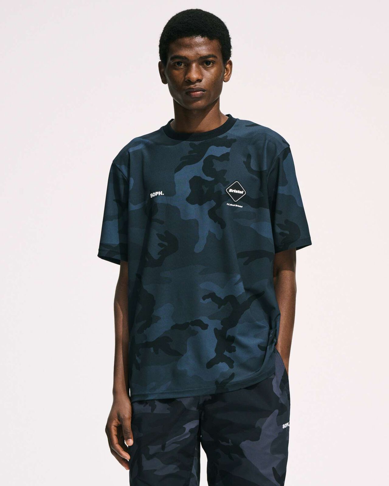 S/S ATHLETIC TOP,CAMOUFLAGE, large image number 3