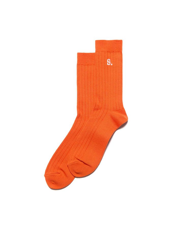 RELAX PILE SOCKS,ORANGE, medium image number 0