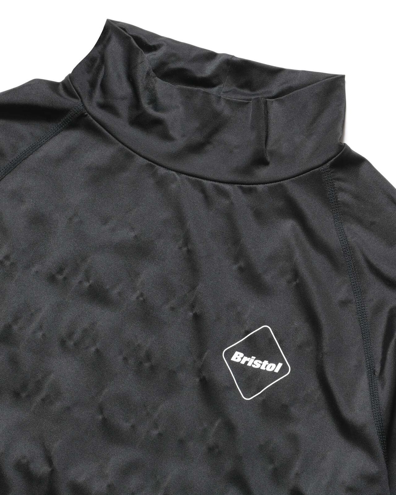 FREEZE TECH MOCKNECK L/S TOP,BLACK, large image number 2