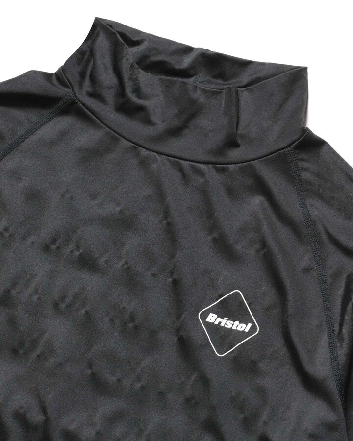FREEZE TECH MOCKNECK L/S TOP,BLACK, medium image number 2