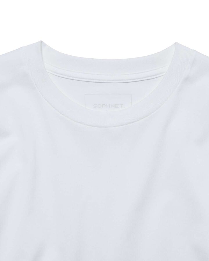 LUSTER COTTON ESSENTIAL S/S TEE,WHITE, medium image number 2