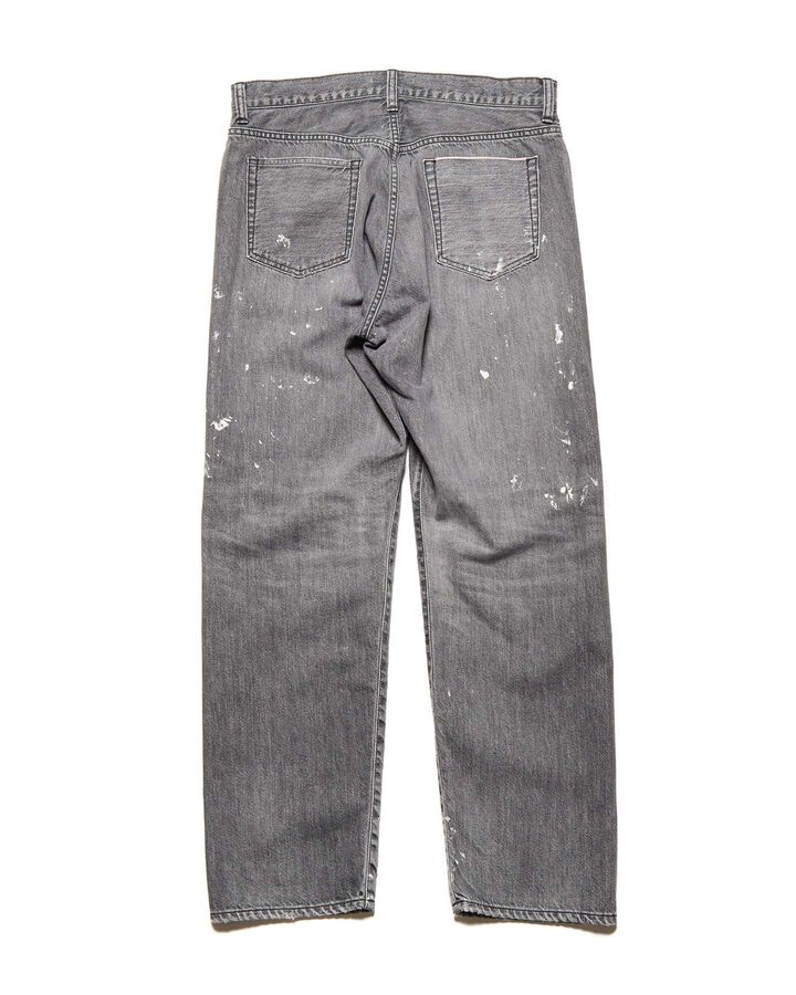 DAMAGED REGULAR-FIT JEANS,BLACK, medium image number 1