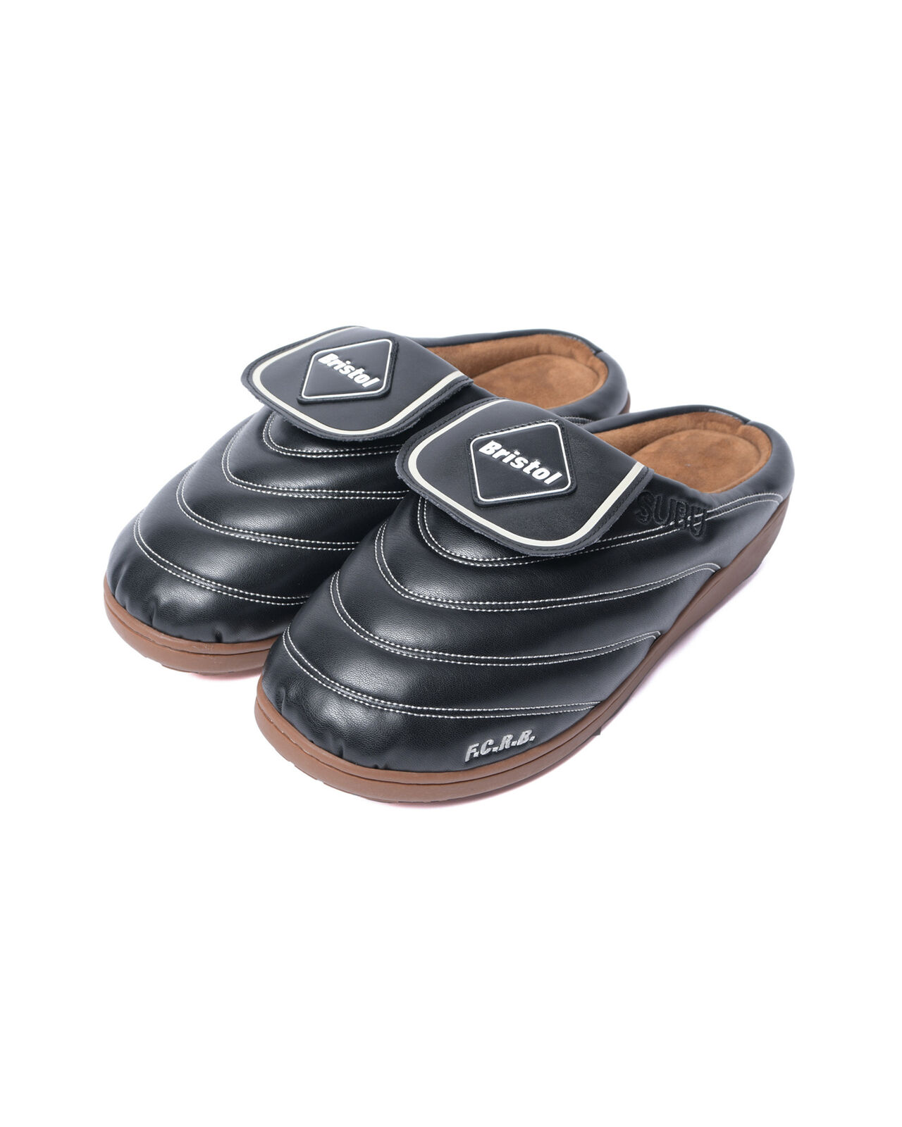 SUBU FLAP SANDALS,BLACK, large image number 0