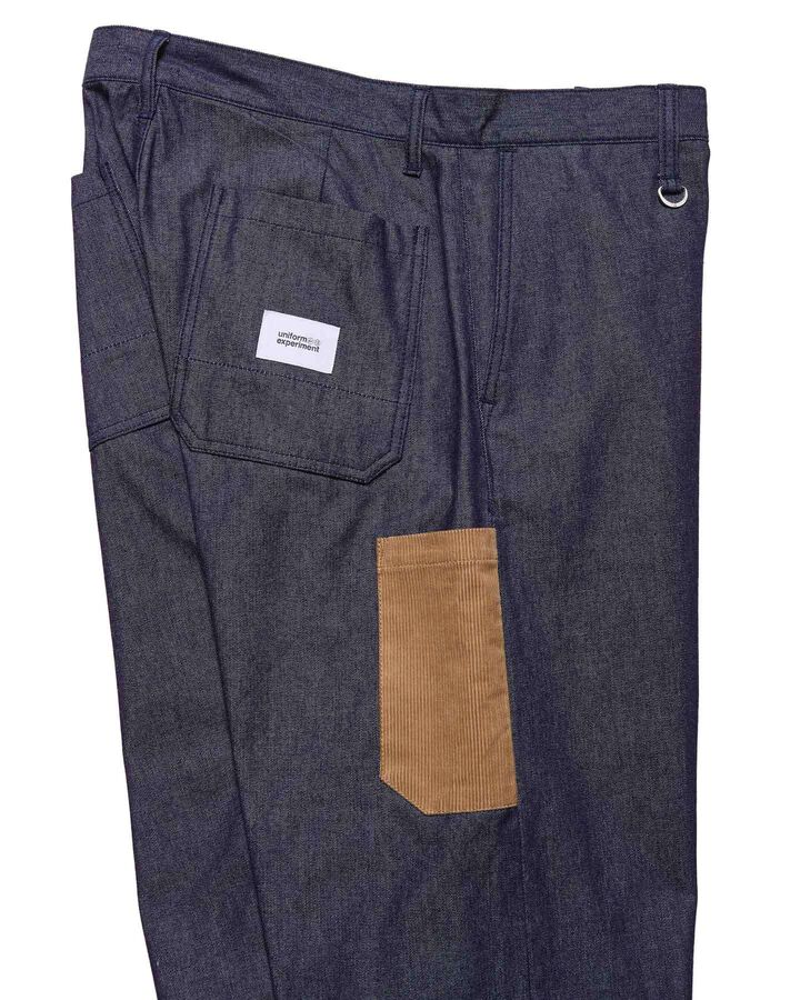 DENIM PAINTER PANTS,INDIGO, medium image number 2