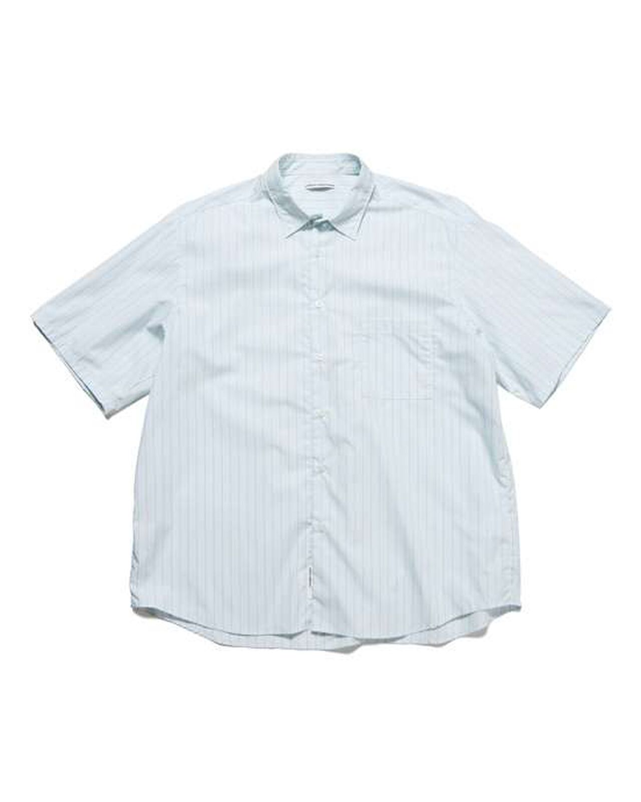 STRIPE S/S SHIRT,LIGHT BLUE, large image number 0