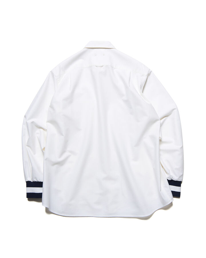 OXFORD RIBBED SHIRT,WHITE, medium image number 1