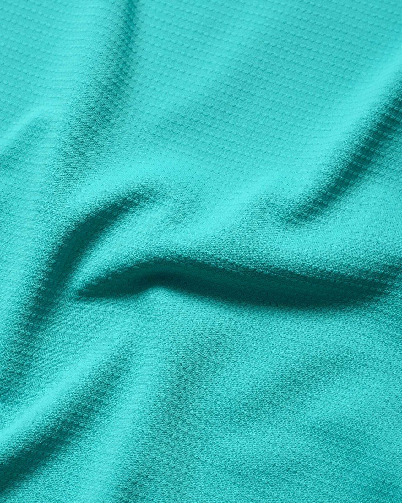 S/S TECH POLO,TURQUOISE, large image number 4