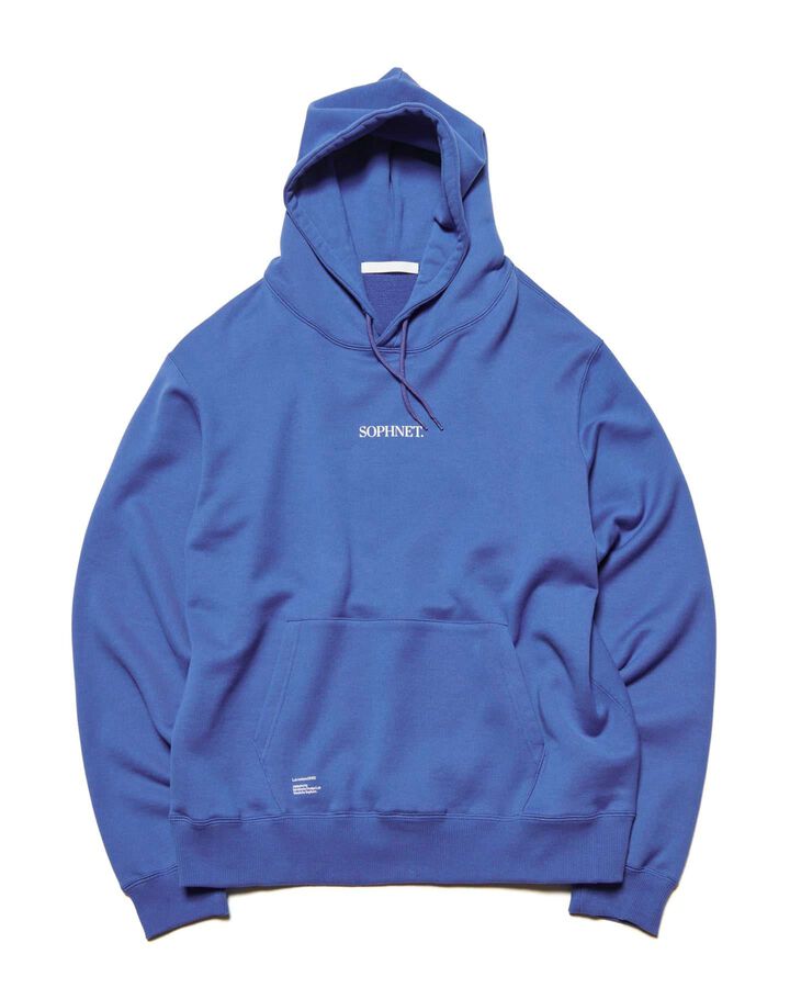 SOPHNET. HOODIE,BLUE, medium
