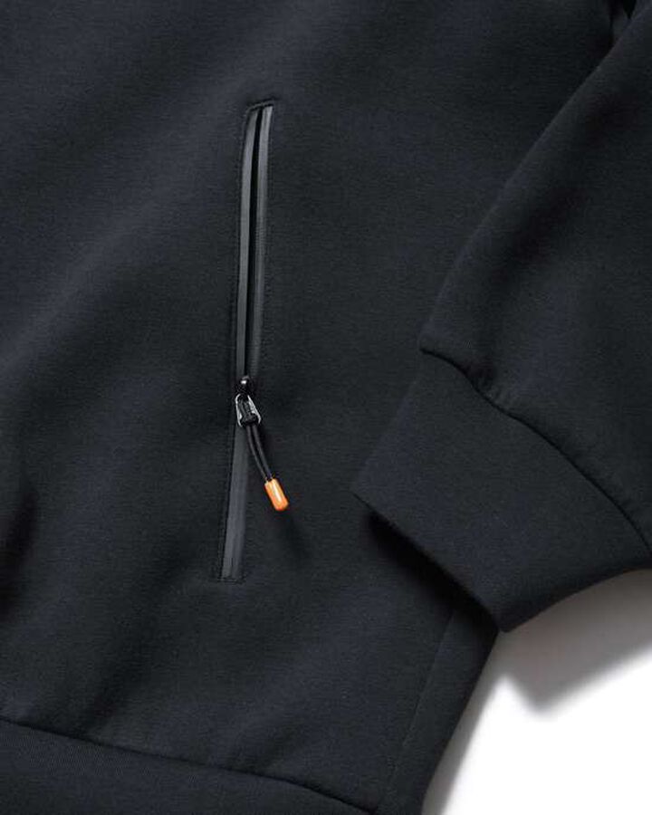 TECH SWEAT TEAM CREWNECK BAGGY TOP,BLACK, medium image number 3