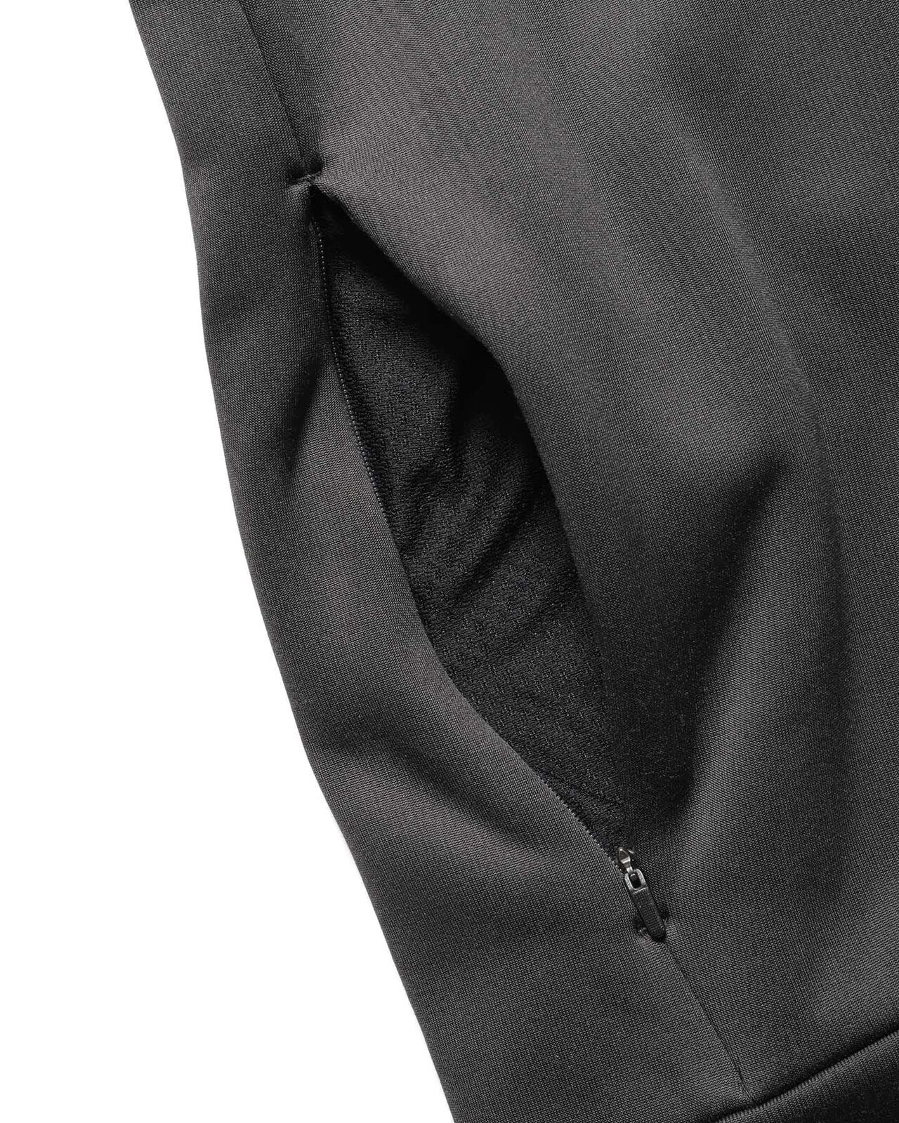 STRETCH FLEECE HOODIE,CHARCOAL GRAY, large image number 3
