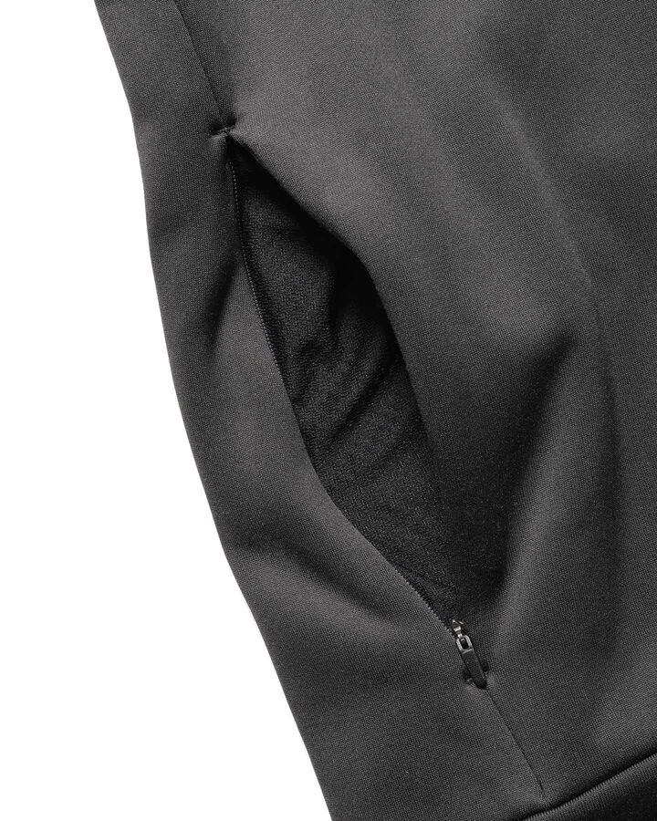STRETCH FLEECE HOODIE,CHARCOAL GRAY, medium image number 3