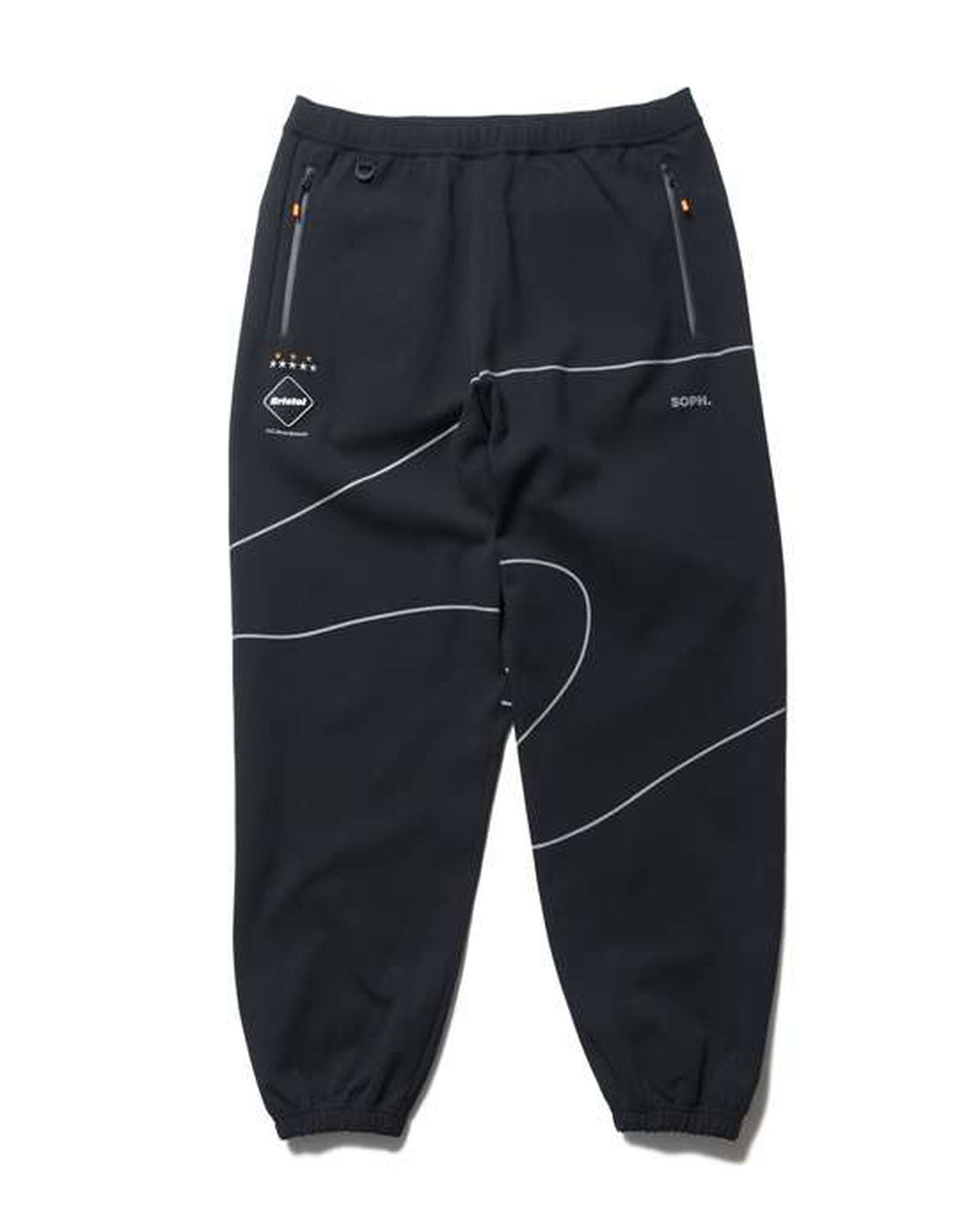 PDK REFLECT LINE BAGGY PANTS,BLACK, large image number 0