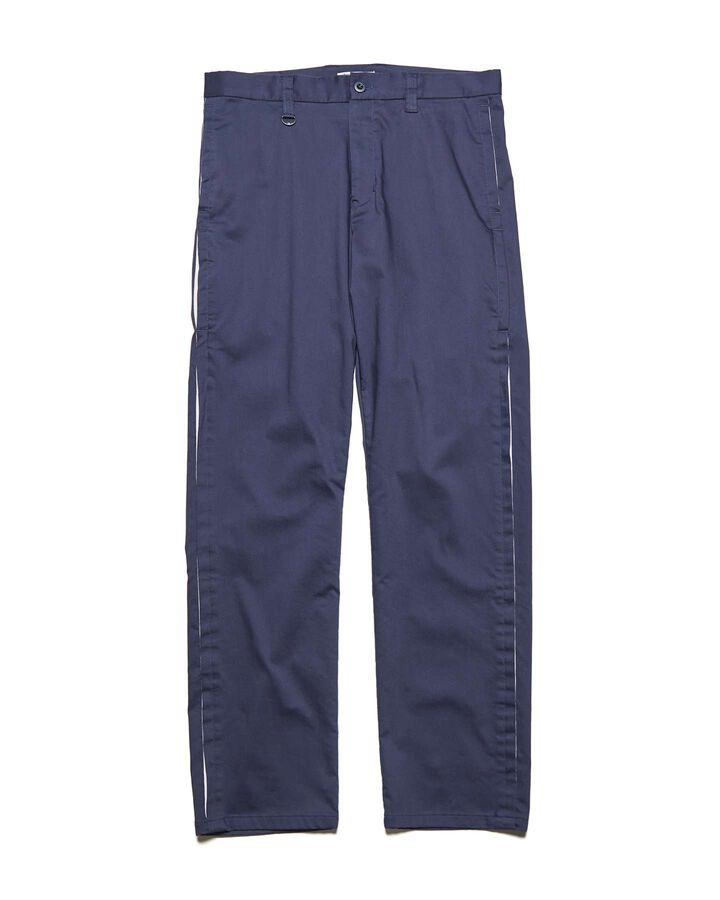 STRETCH TWILL SIDE TAPE PANTS,NAVY, medium