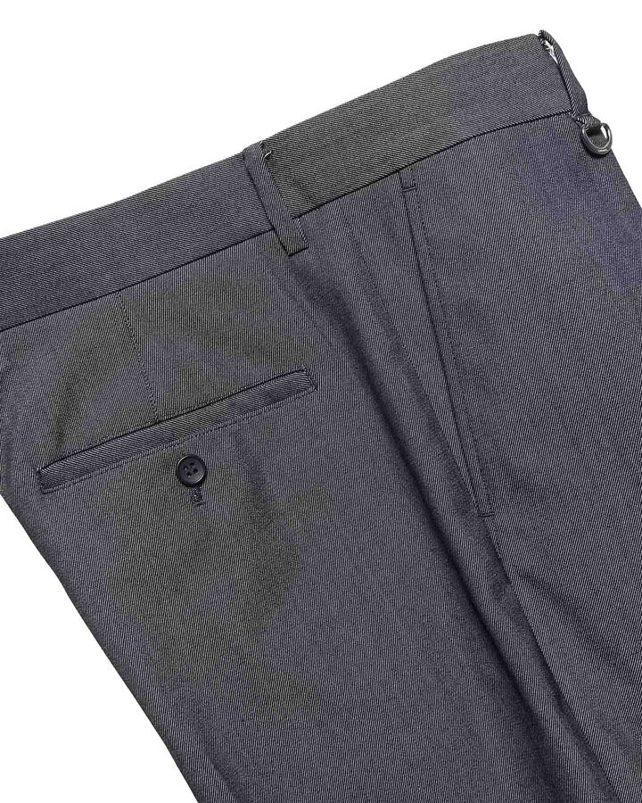 DENIM CLASSIC SLACKS,BLACK, medium image number 3