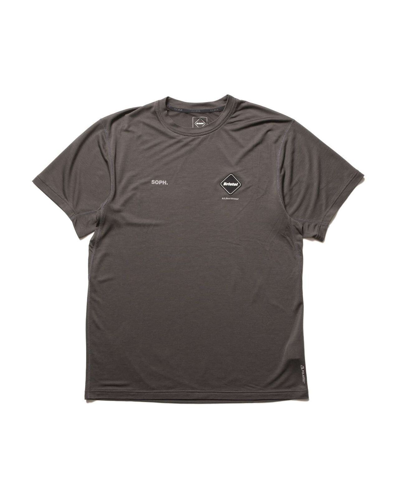 POLARTEC S/S WORKOUT TOP,CHARCOAL GRAY, large image number 0
