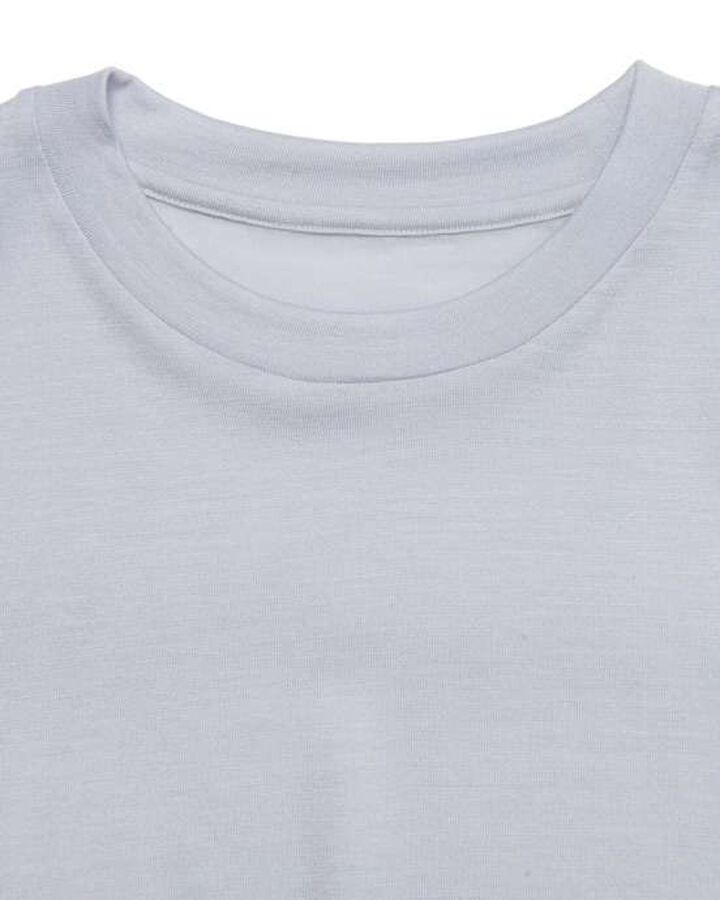 WASHABLE WOOL L/S TOP,GRAY, medium image number 2