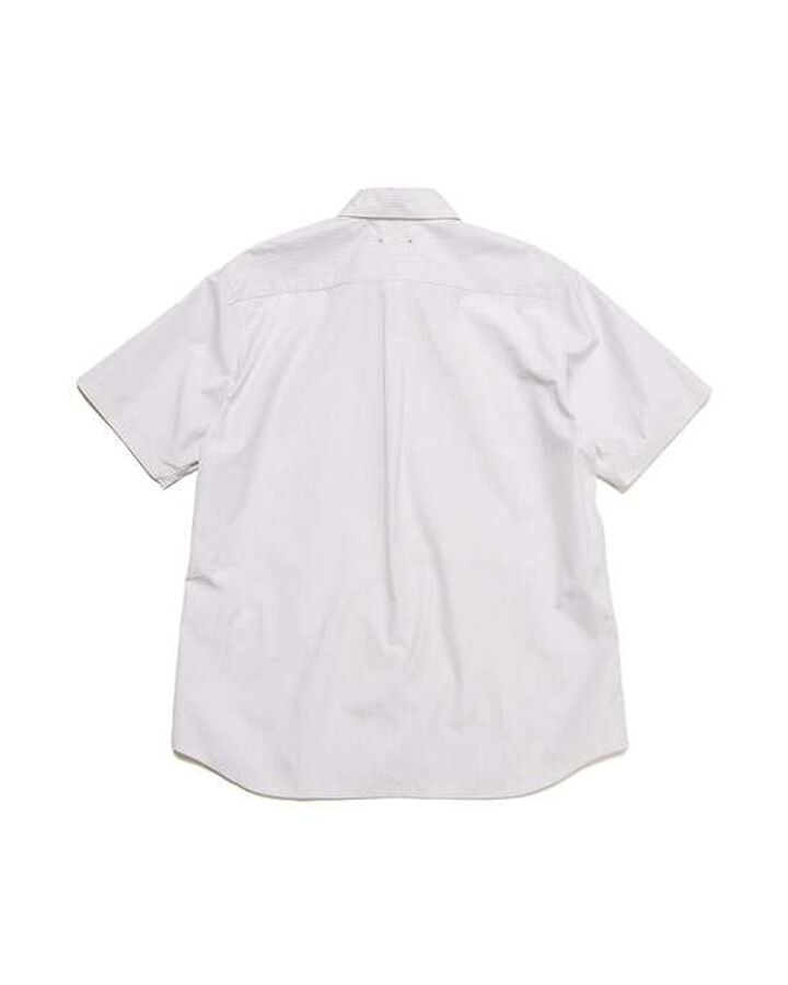 STRIPE REGULAR FIT S/S SHIRT,GRAY STRIPE, medium image number 1