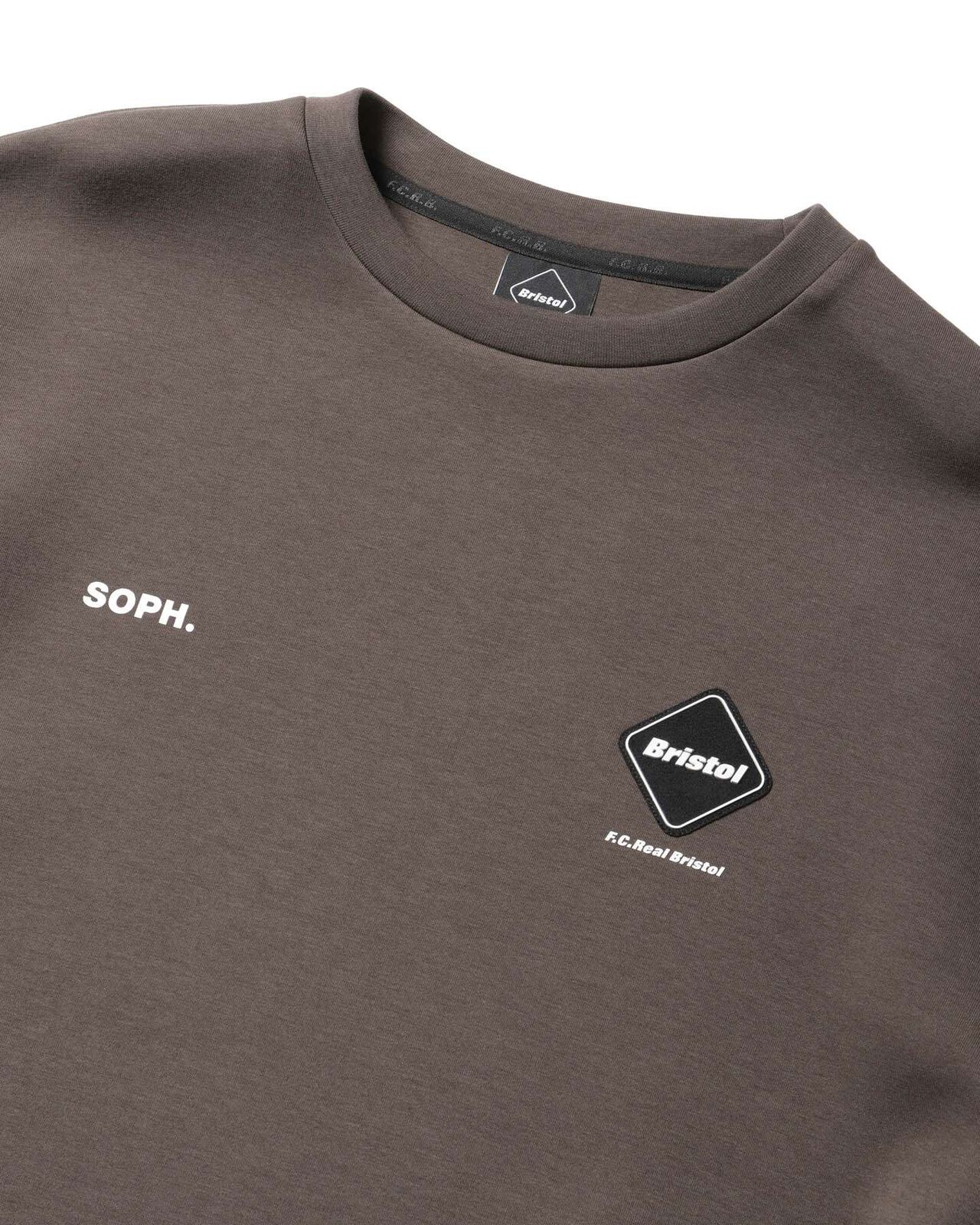 TECH SWEAT CREWNECK TOP,MOCHA, large image number 2