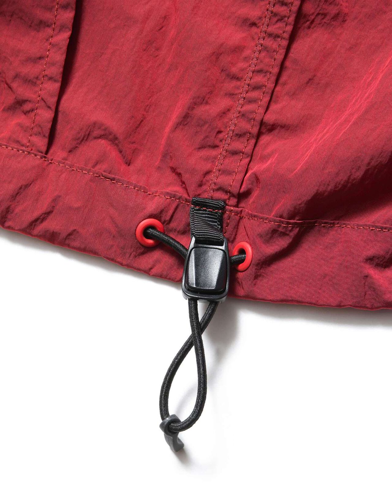 BIG LOGO NYLON STAND COLLAR BLOUSON,RED, large image number 5