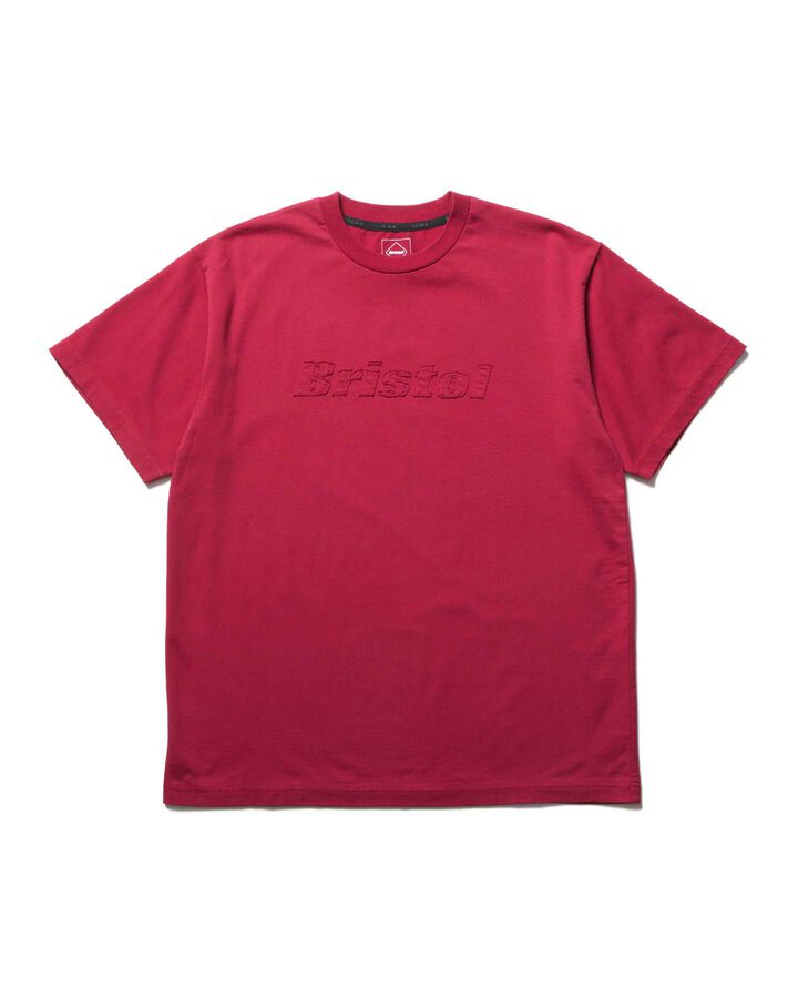 CUT-OFF LOGO S/S TEE,RED, medium
