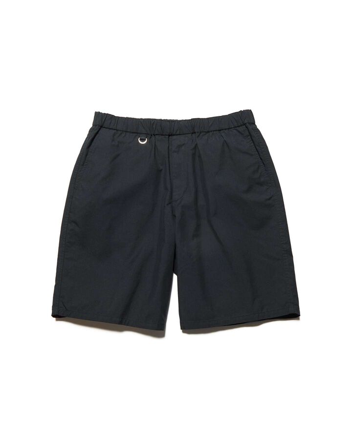 CHAMBRAY EASY SHORTS,BLACK, medium