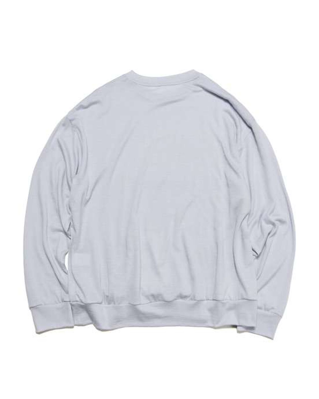 WASHABLE WOOL L/S TOP,GRAY, large image number 1
