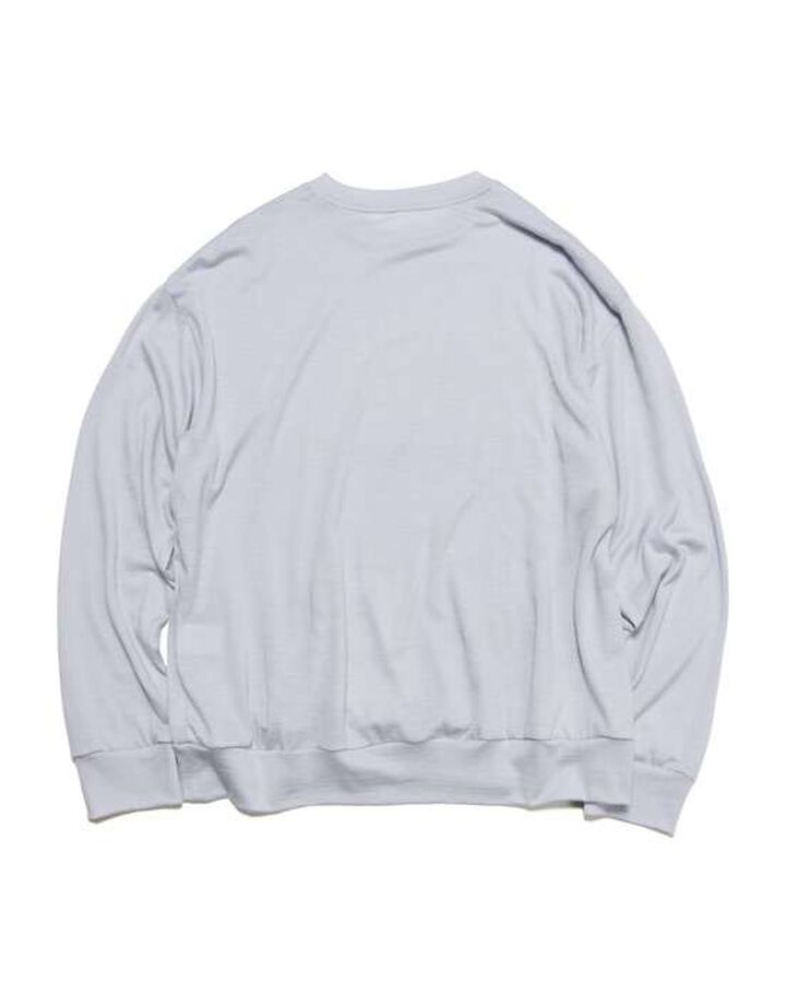 WASHABLE WOOL L/S TOP,GRAY, medium image number 1