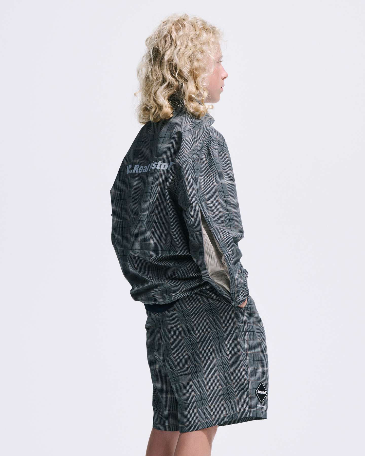 PLAID VENTILATION PRACTICE JACKET