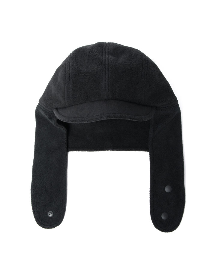 FLEECE FLIGHT CAP,BLACK, medium image number 1