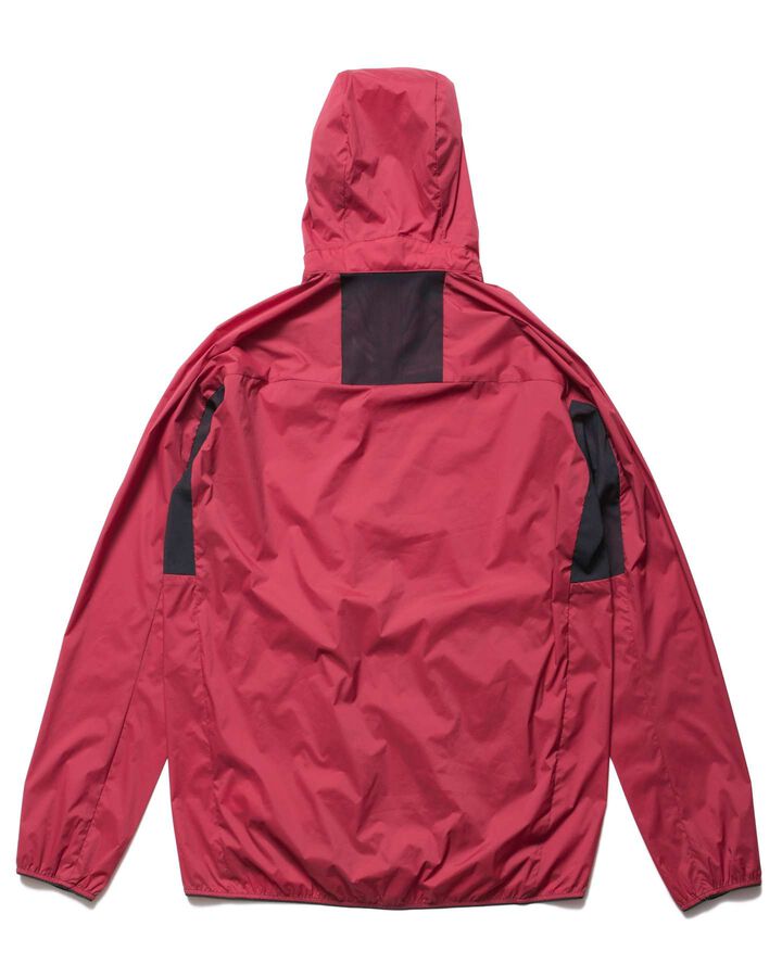 LIGHT WEIGHT BREATHABLE PACKABLE HOODIE,RED, medium image number 1