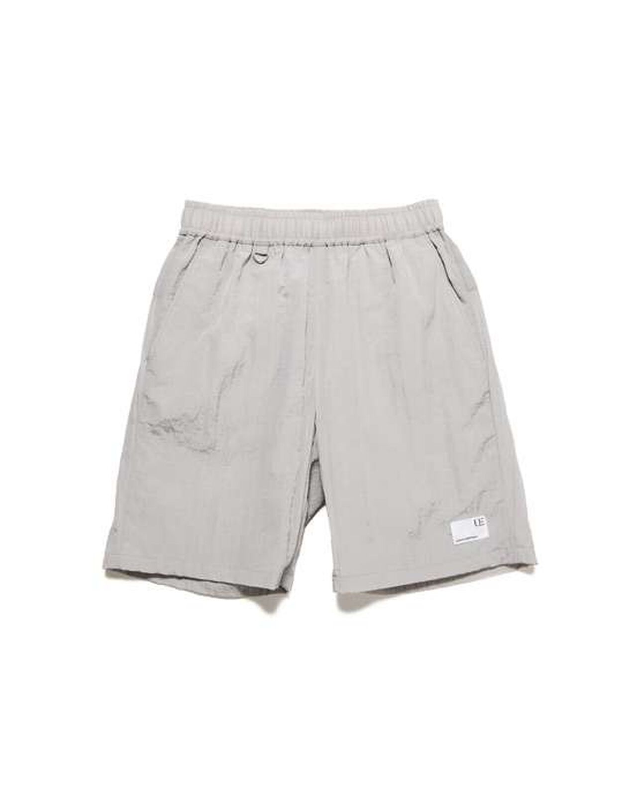 CRYSTAL NYLON EASY SHORTS,GRAY, large image number 0