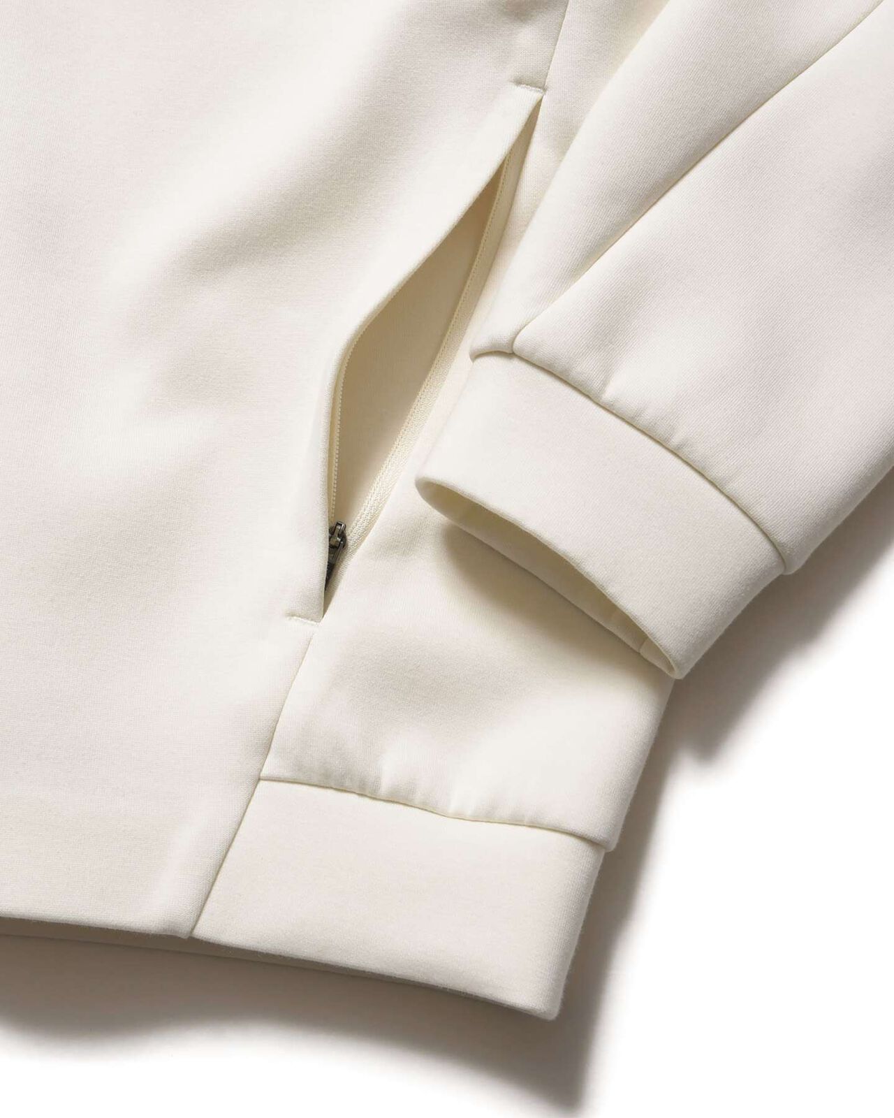 TECH SWEAT VENTILATION HOODIE,WHITE, large image number 4