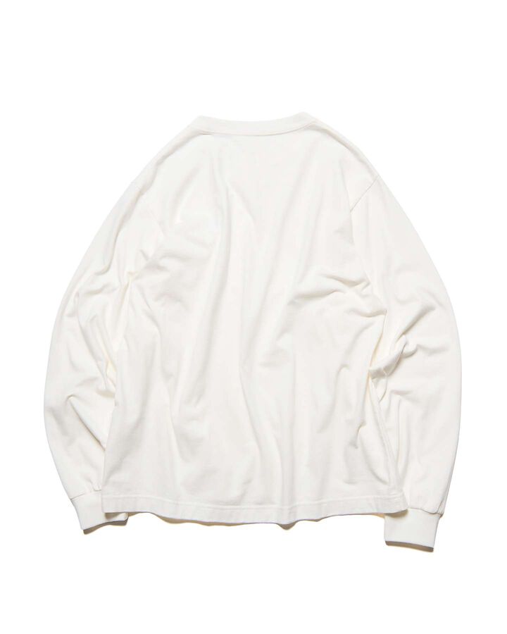 VINTAGE LOGO L/S WIDE TEE,WHITE, medium image number 1