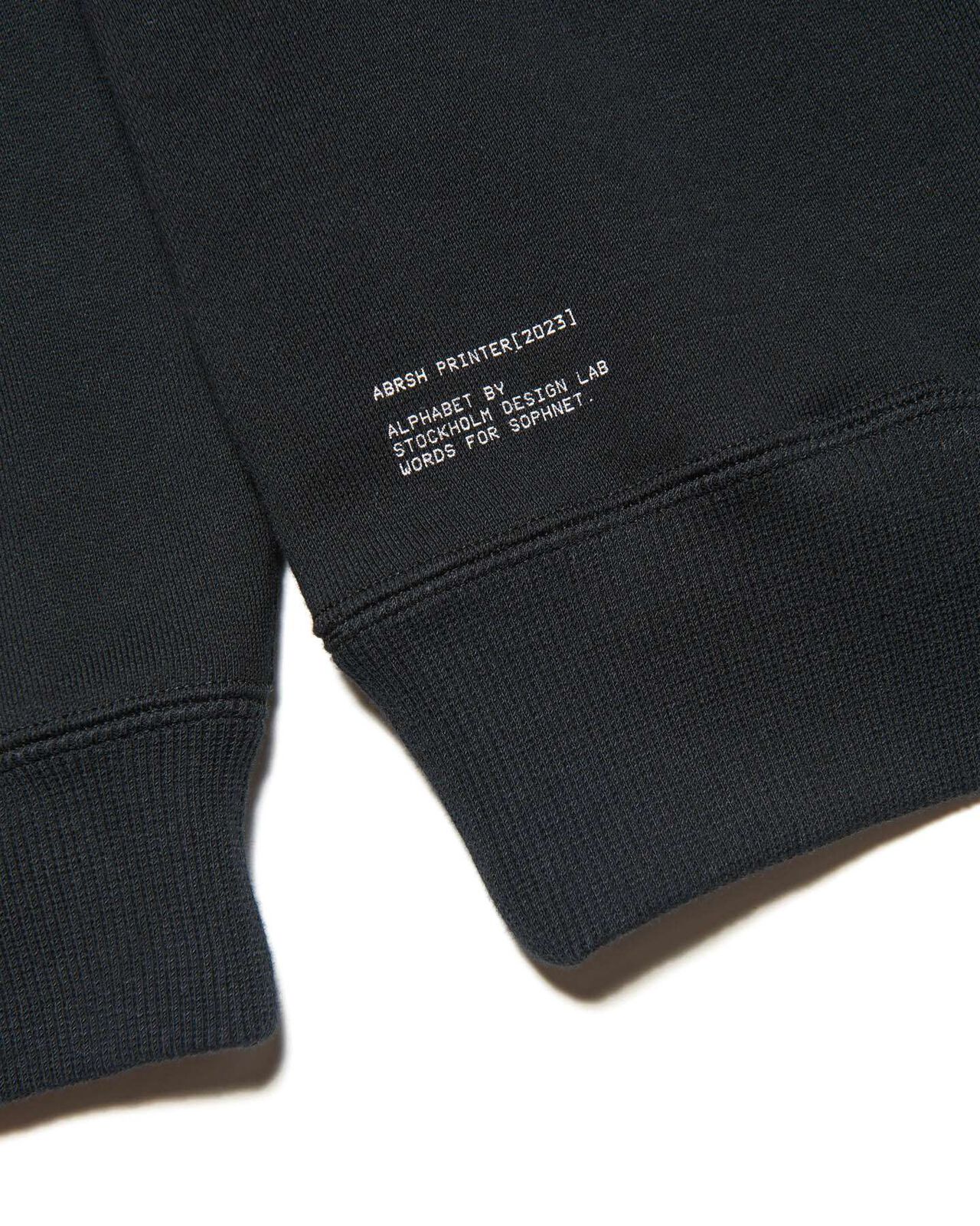 WISDOM. SWEATSHIRT,BLACK, large image number 2
