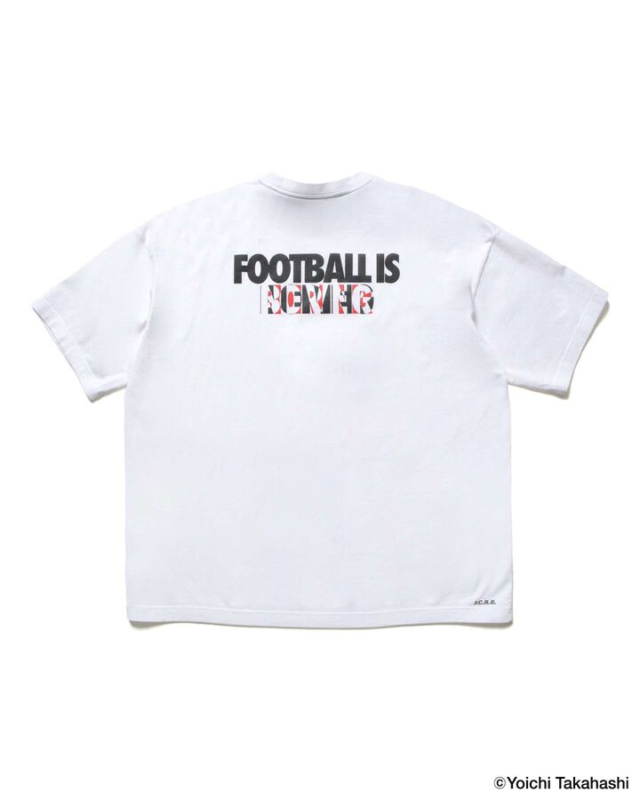 KOJIRO HYUGA ON THE FRONT BAGGY TEE,WHITE, medium image number 1