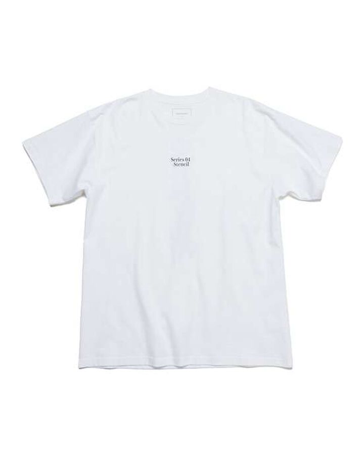 SIMON TAYLOR: STENCIL TEE,WHITE, medium image number 1