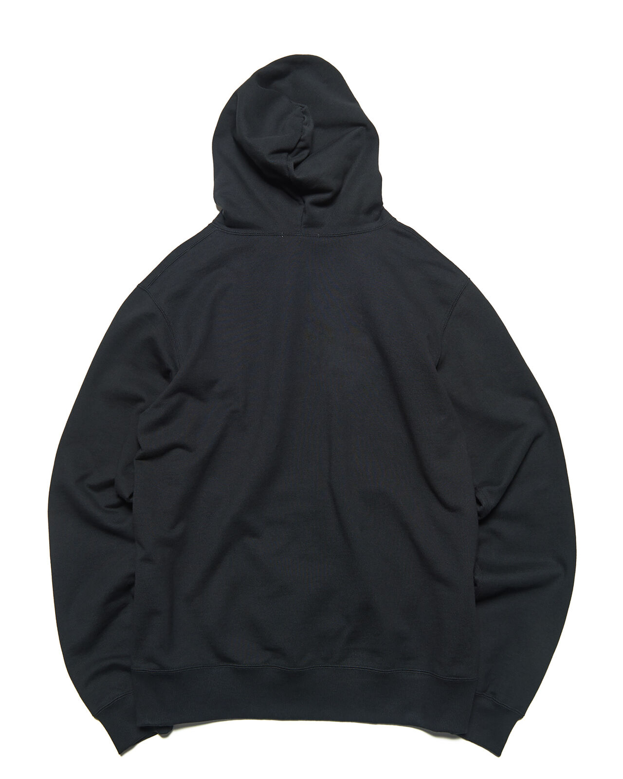STAR PRINT CHECK LINING SWEAT HOODIE,BLACK, large image number 1