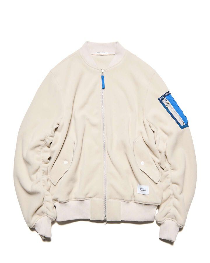 FLEECE L-2B,OFF WHITE, medium